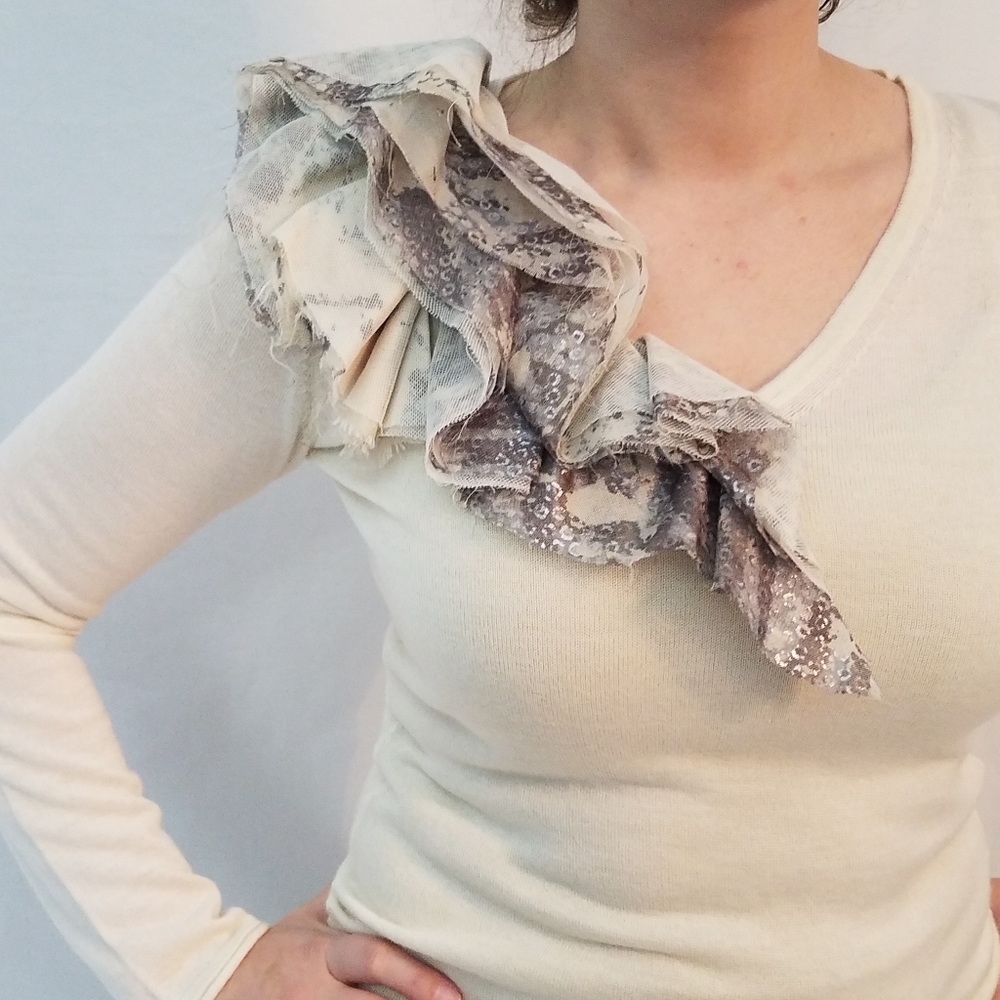 Beautiful woman's sweater